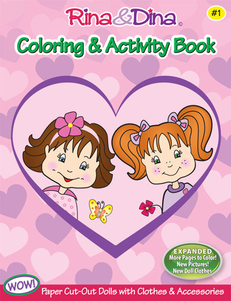 Rina & Dina Coloring and Activity Book #1